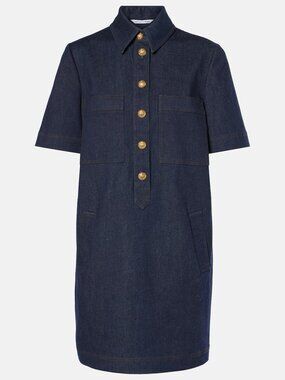 NWT Veronica Beard Koulis Denim Dress Sz 8
